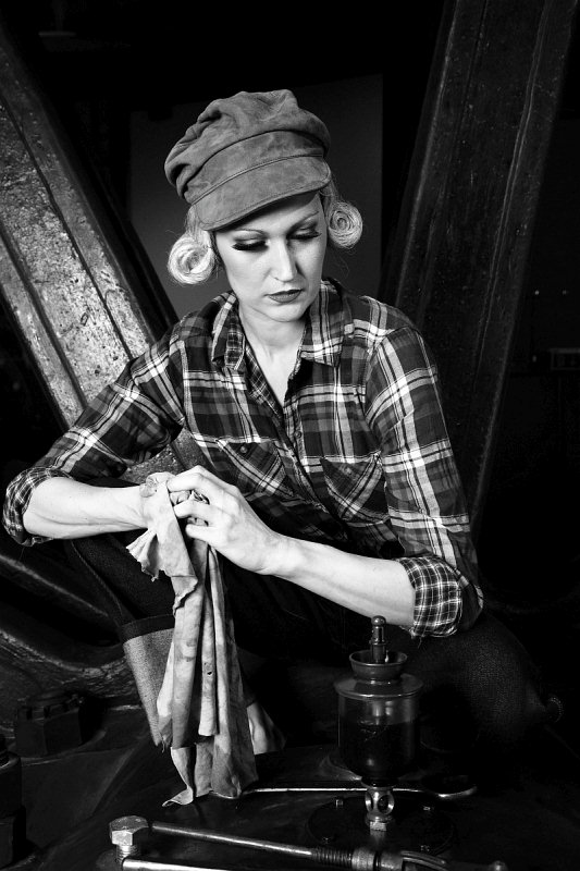 Woman at work